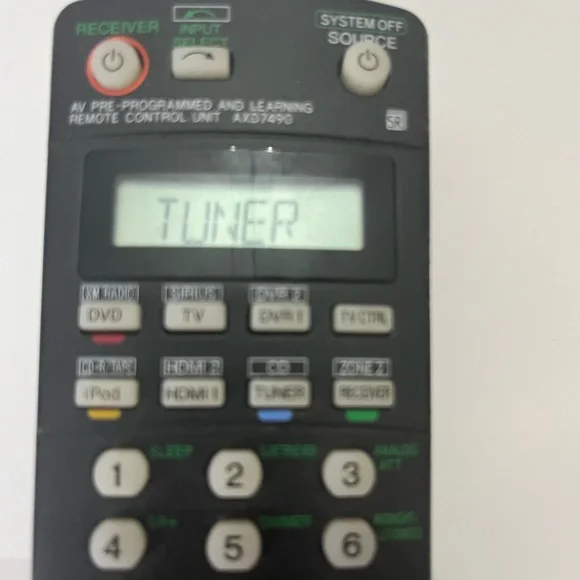 PIONEER Genuine OEM Remote Control Multi-Function W/ LED Vision Display AXD7490 - Picture 3 of 6